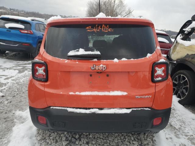  JEEP RENEGADE 2017 Оранжевый