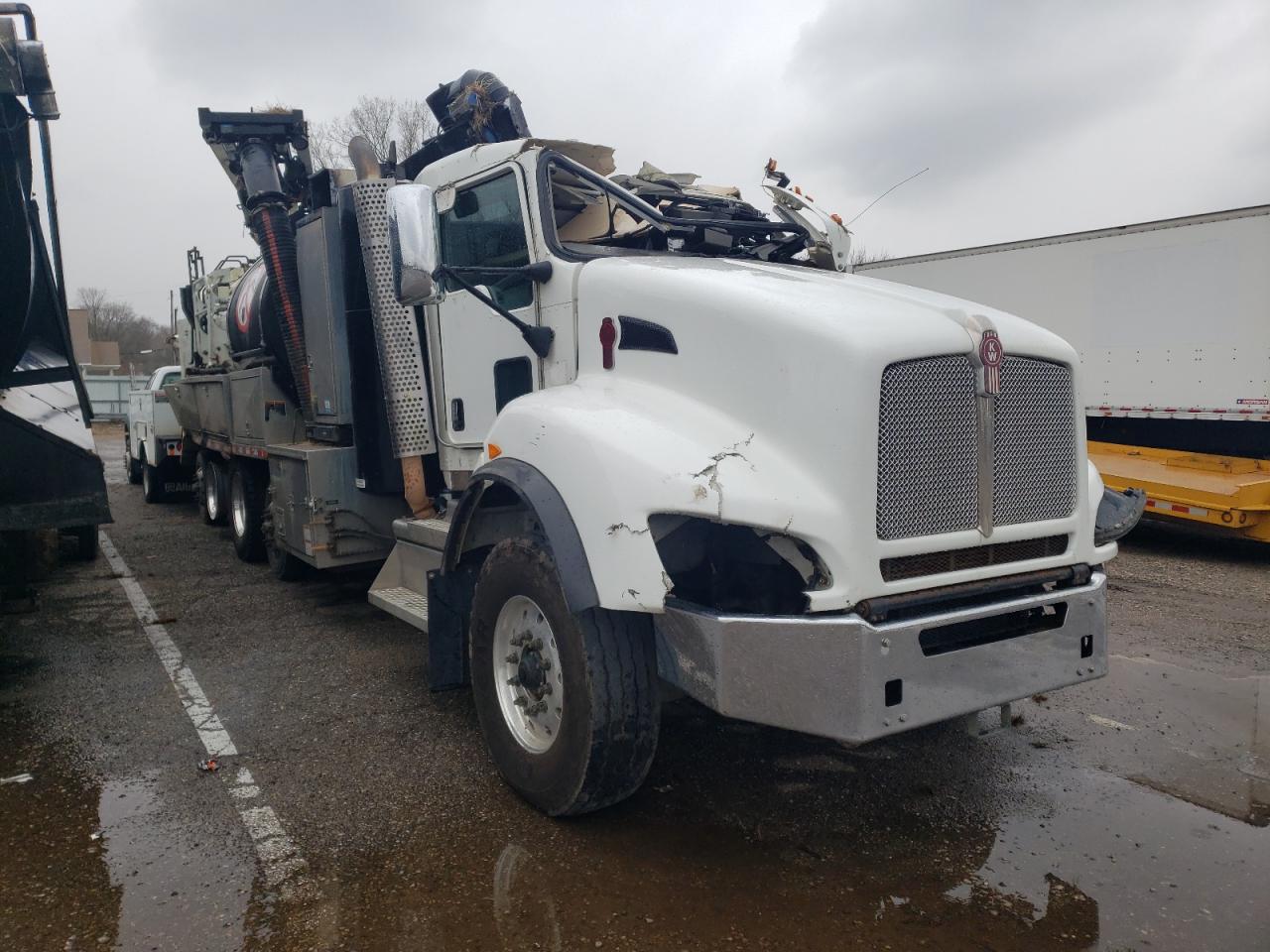 2020 Kenworth Construction T400 للبيع في Woodhaven، MI - Rollover