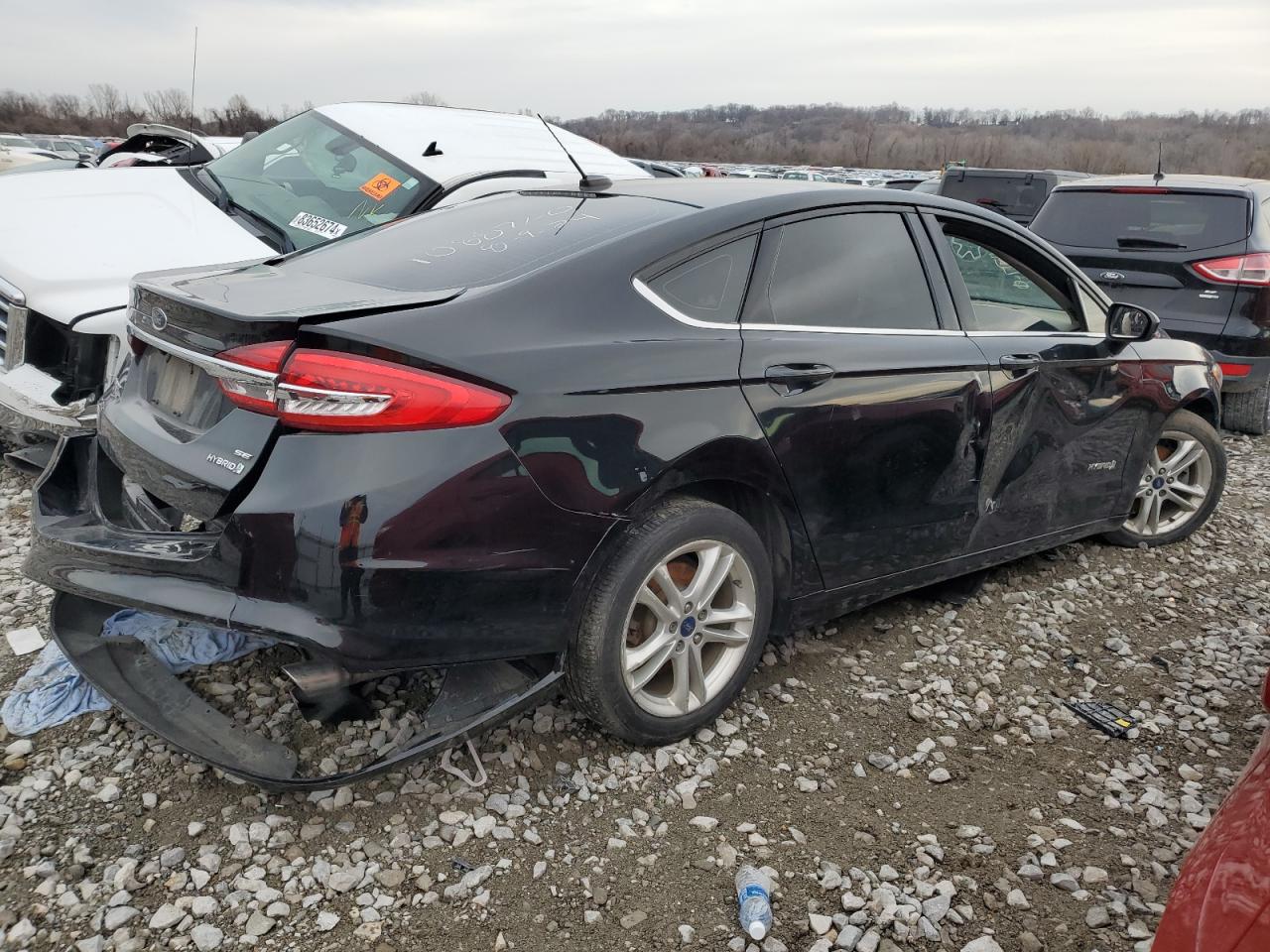 VIN 3FA6P0LU8JR140101 2018 FORD FUSION no.3