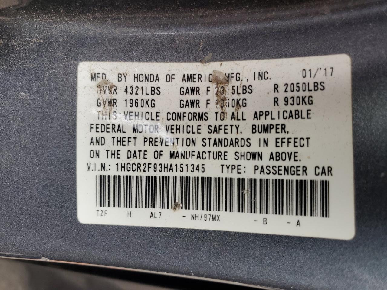2017 Honda Accord - Image 13