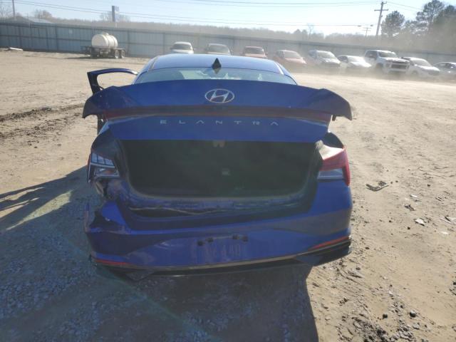  HYUNDAI ELANTRA 2021 Blue