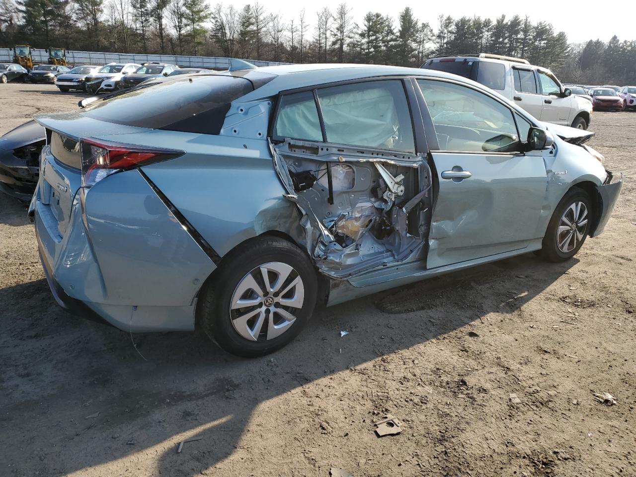 VIN JTDKBRFUXH3045457 2017 TOYOTA PRIUS no.3