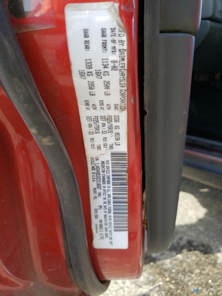 2003 Jeep Grand Cherokee Laredo VIN: 1J4GX48S33C518687 Lot: 58901195