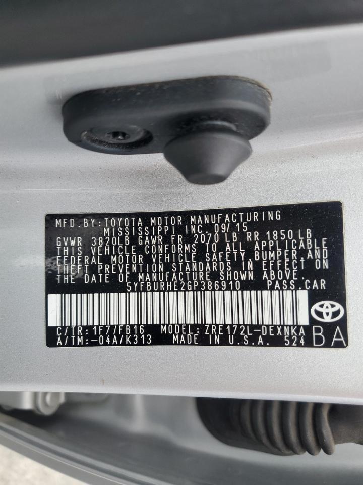 2016 Toyota Corolla - Image 12