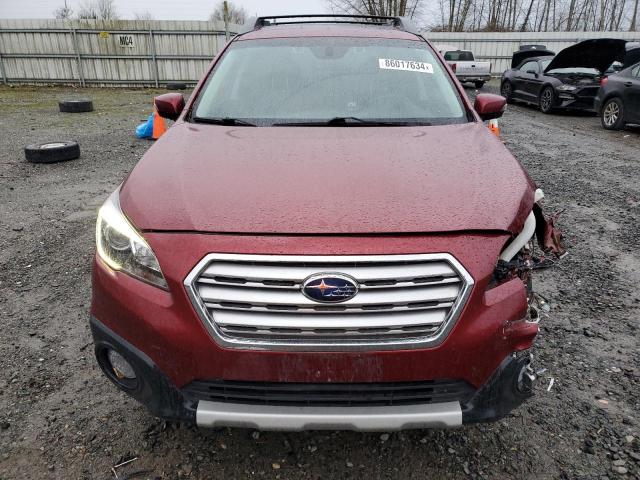  SUBARU OUTBACK 2017 Czerwony