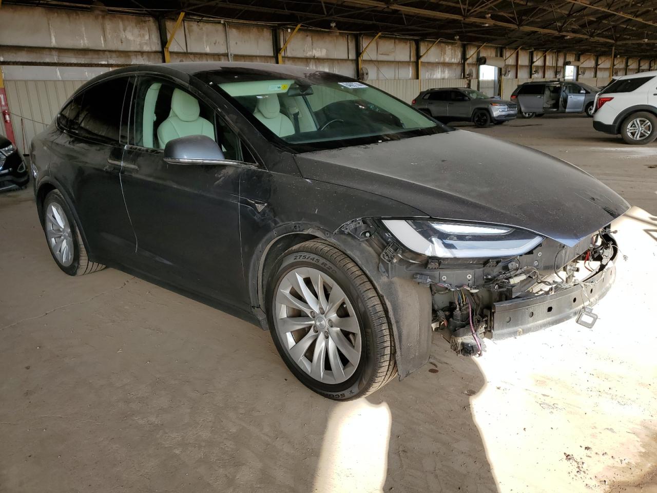 VIN 5YJXCDE28HF067014 2017 TESLA MODEL X no.4