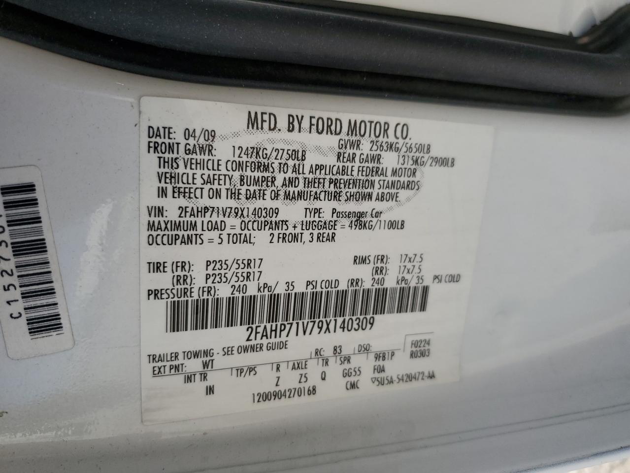 2009 Ford Crown Victoria - Image 13