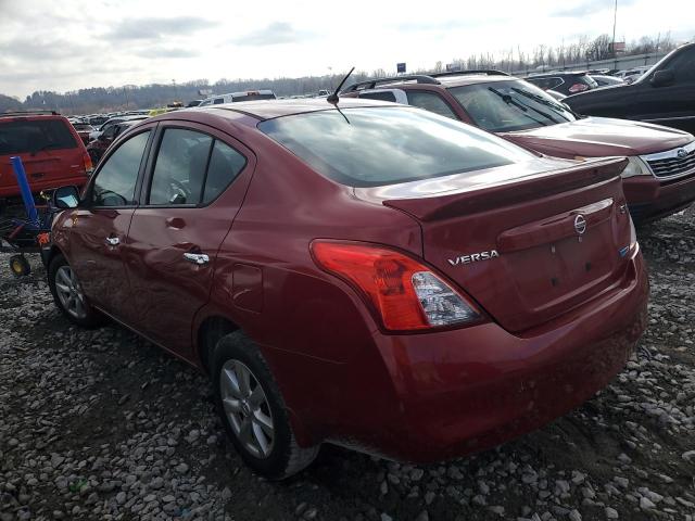  NISSAN VERSA 2014 Красный