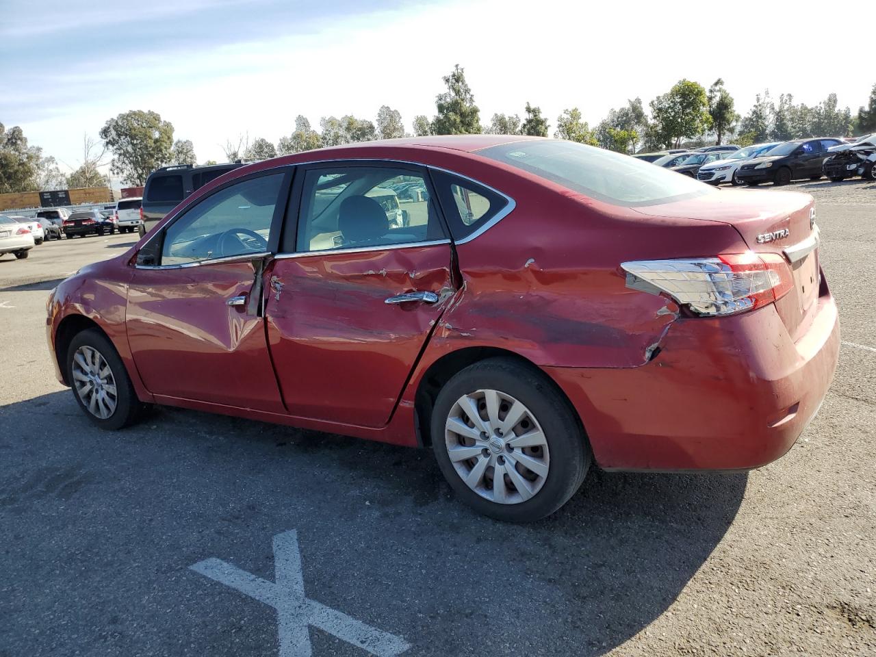 VIN 3N1AB7AP1EL623093 2014 NISSAN SENTRA no.2