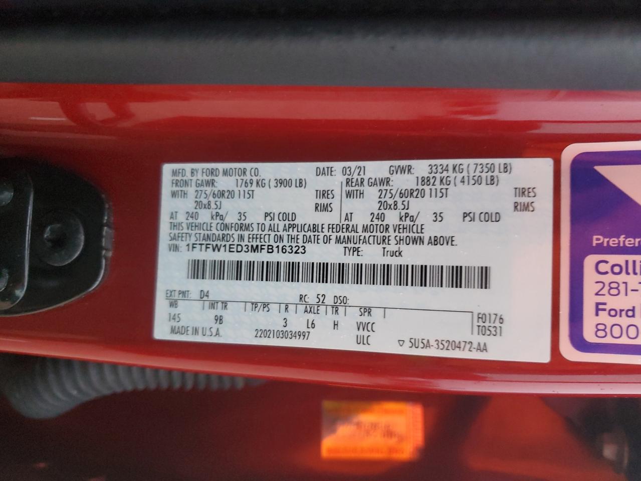 2021 Ford F-150 - Image 14