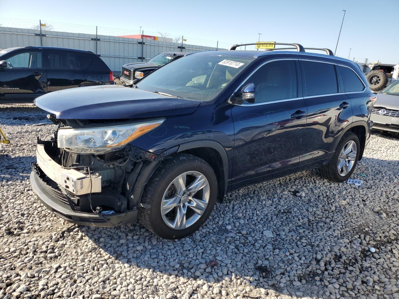 VIN 5TDDKRFH3ES056757 2014 TOYOTA HIGHLANDER no.1