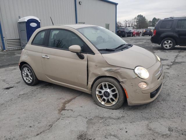  FIAT 500 2012 tan