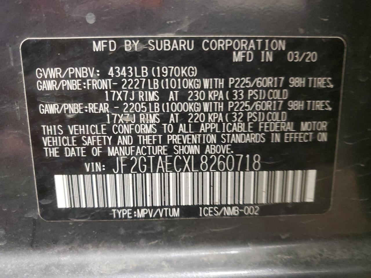 2020 Subaru XV - Image 14