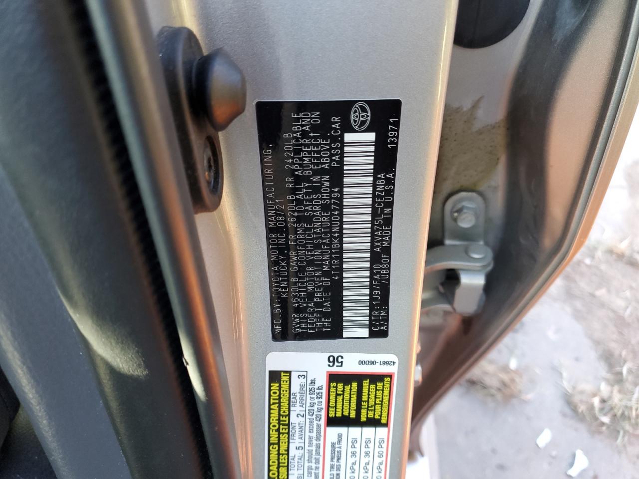 2022 Toyota Camry - Image 14