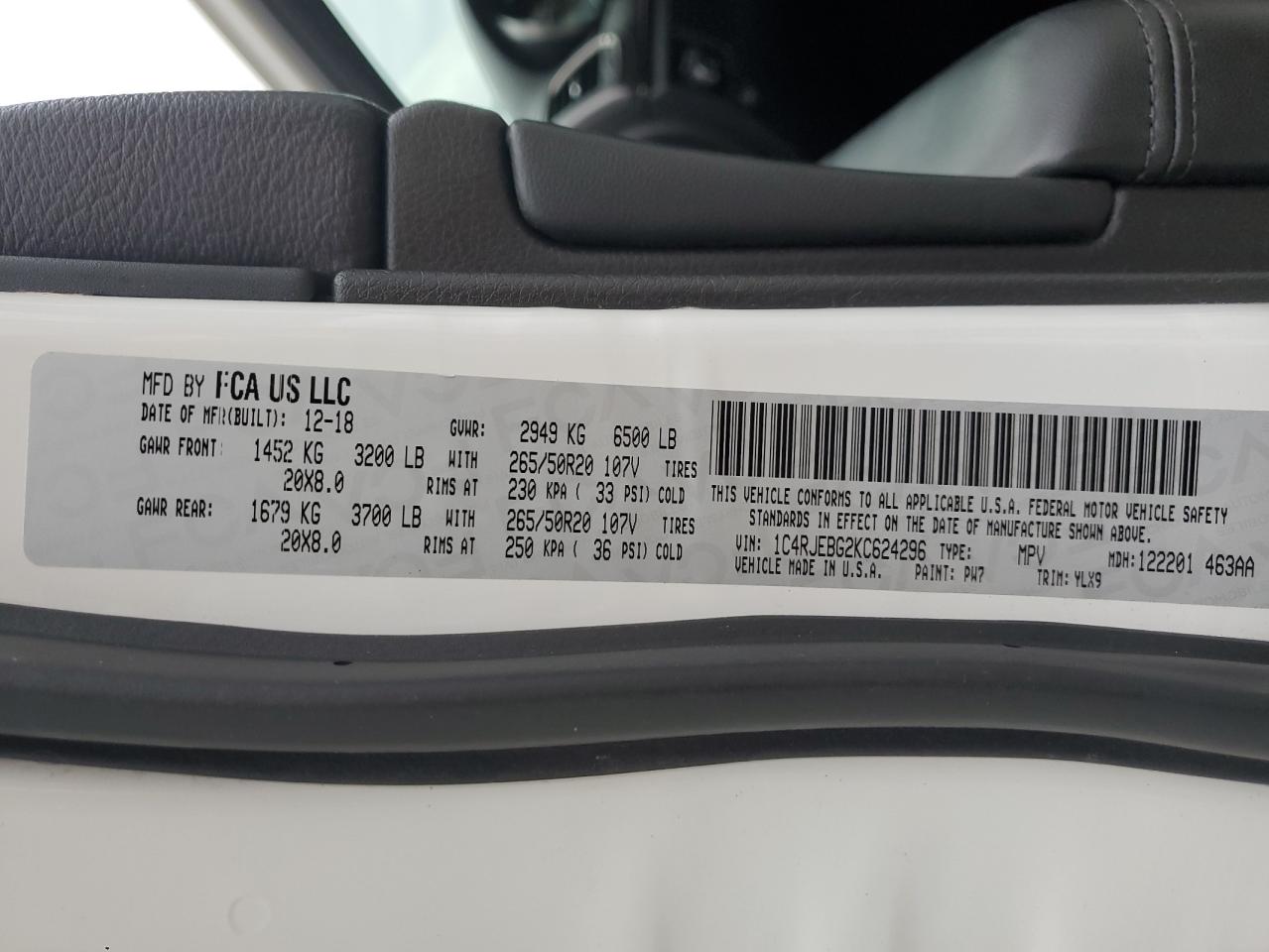 2019 Jeep Grand Cherokee - Image 14