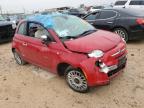 2012 Fiat 500 Lounge იყიდება San Antonio-ში, TX - Front End