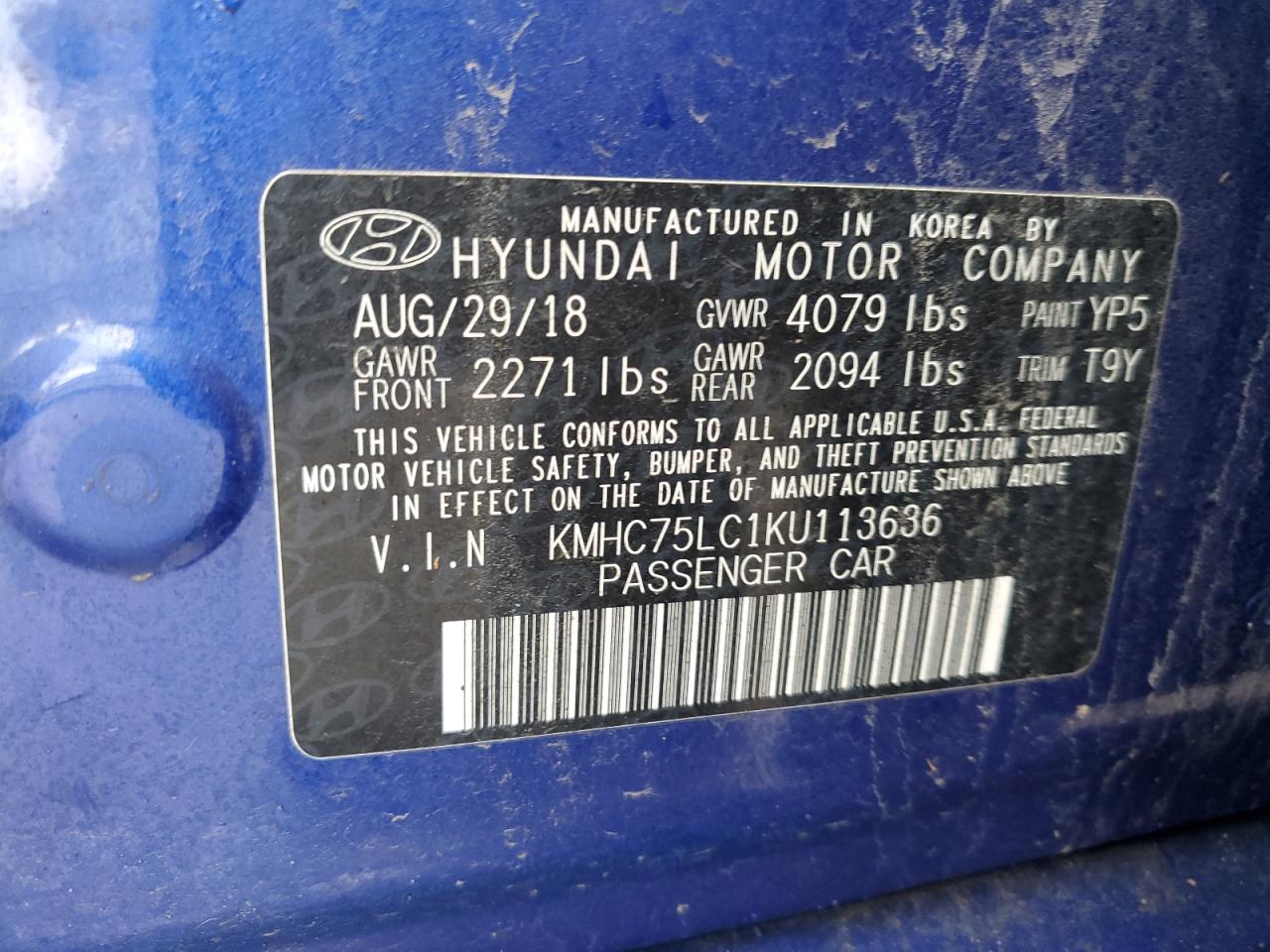 2019 Hyundai IONIQ - Image 12