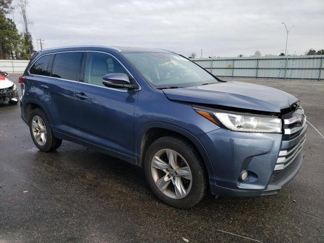  TOYOTA HIGHLANDER 2017 Blue