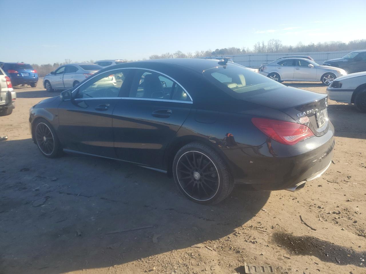 2014 Mercedes-Benz Cla 250 4Matic black sedan gas WDDSJ4GB0EN129084 photo #3