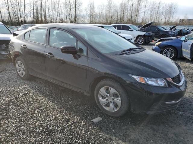  HONDA CIVIC 2014 Черный