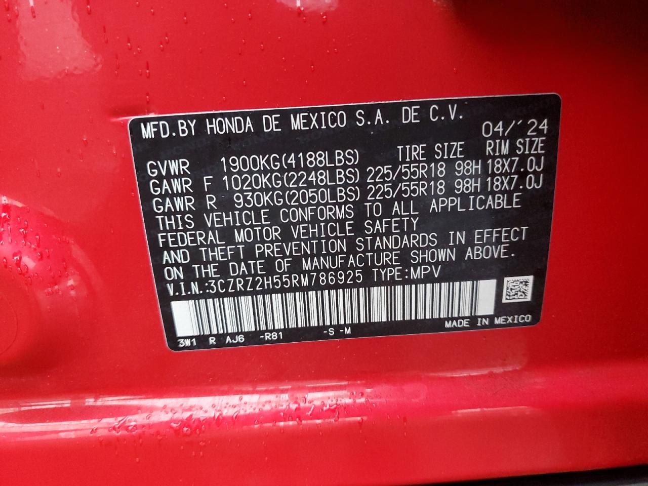 2024 Honda HR-V - Image 13