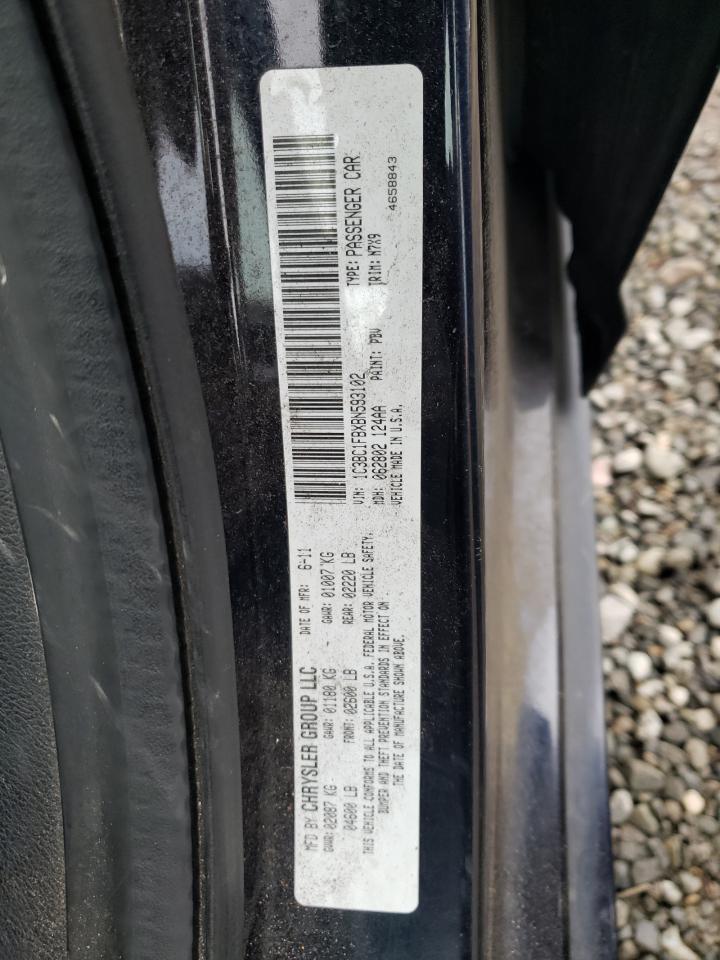 2011 Chrysler 200 Touring VIN: 1C3BC1FBXBN593102 Lot: 83122334