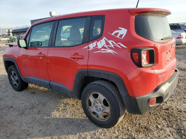  JEEP RENEGADE 2018 Червоний