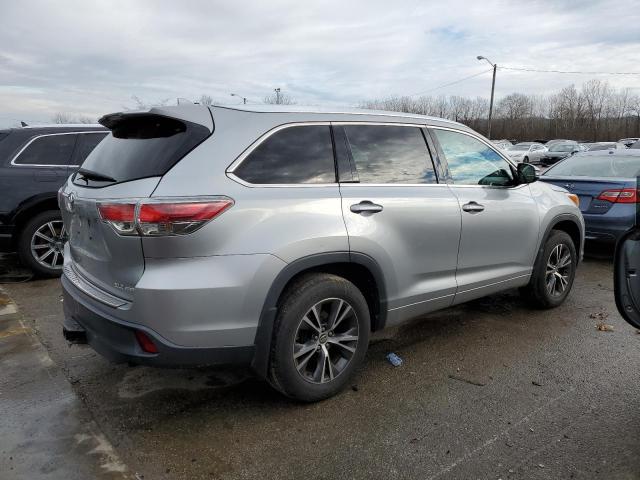  TOYOTA HIGHLANDER 2016 Srebrny