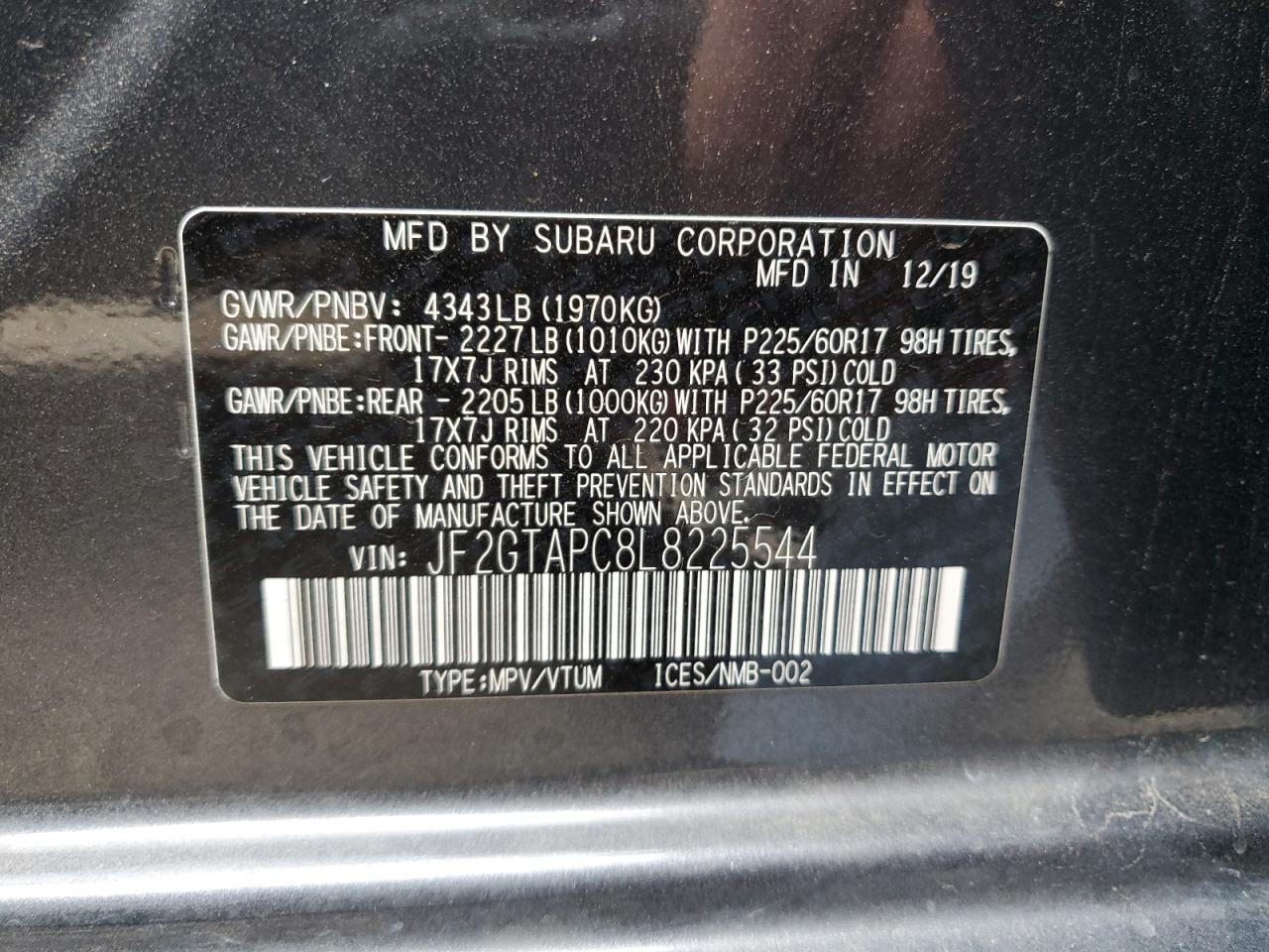 2020 Subaru XV - Image 12
