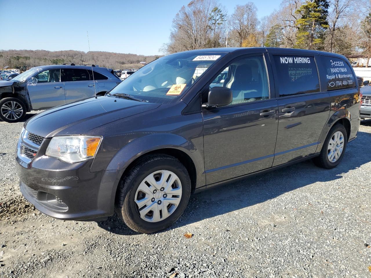 VIN 2C4RDGBG4KR762836 2019 DODGE CARAVAN no.1