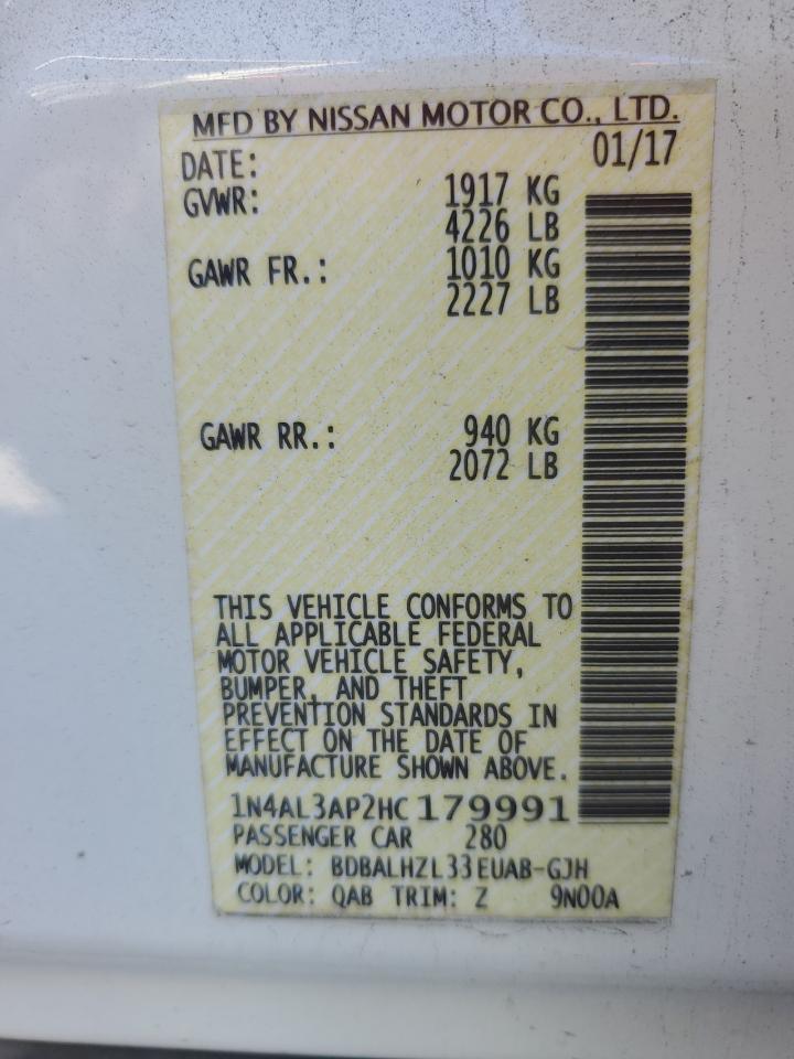 1N4AL3AP2HC179991 2017 NISSAN ALTIMA - Image 14