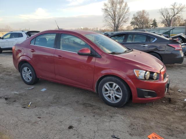  CHEVROLET SONIC 2015 Красный