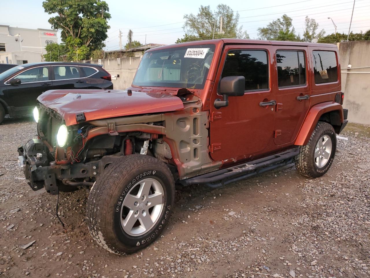 2014 Jeep Wrangler Unlimited Sahara იყიდება Opa Locka-ში, FL - Front End