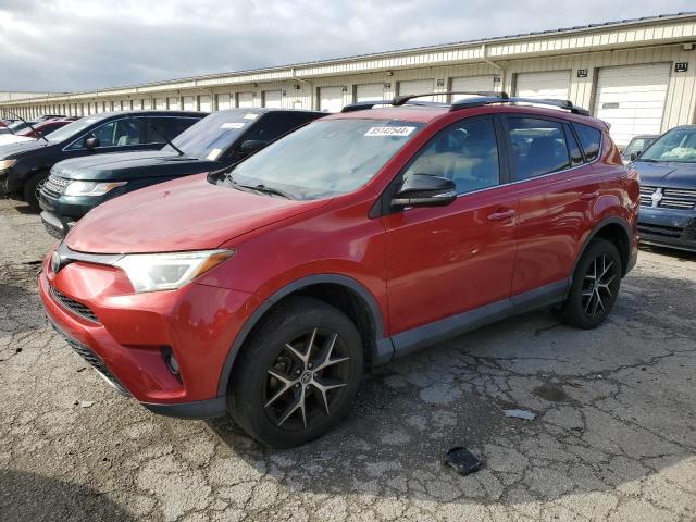 Parquets TOYOTA RAV4 2017 Czerwony