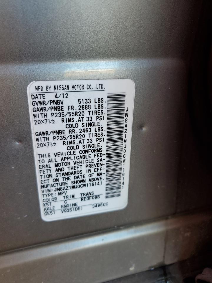 2012 Nissan Murano - Image 16