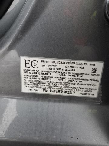 2024 TESLA MODEL Y   