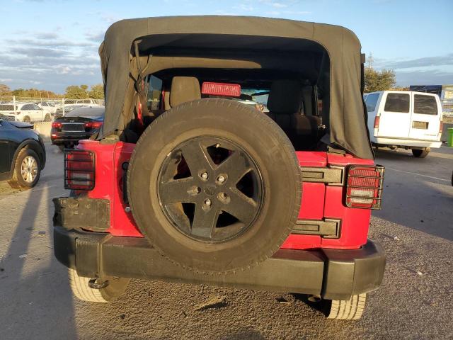 Parquets JEEP WRANGLER 2012 Czerwony