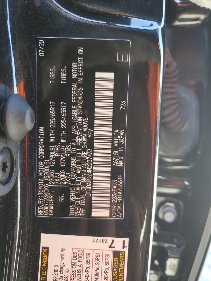 2021 Lexus Nx 300 Base VIN: JTJDARDZ4M2237433 Lot: 85551844