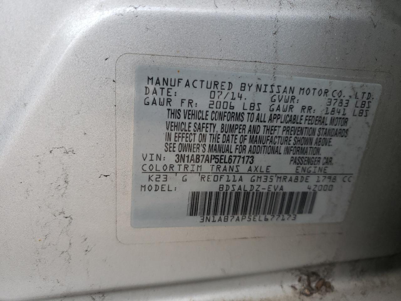 2014 Nissan Sentra - Image 12