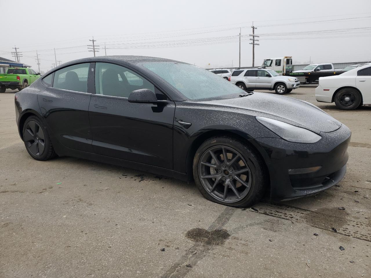 VIN 5YJ3E1EB5MF974837 2021 TESLA MODEL 3 no.4