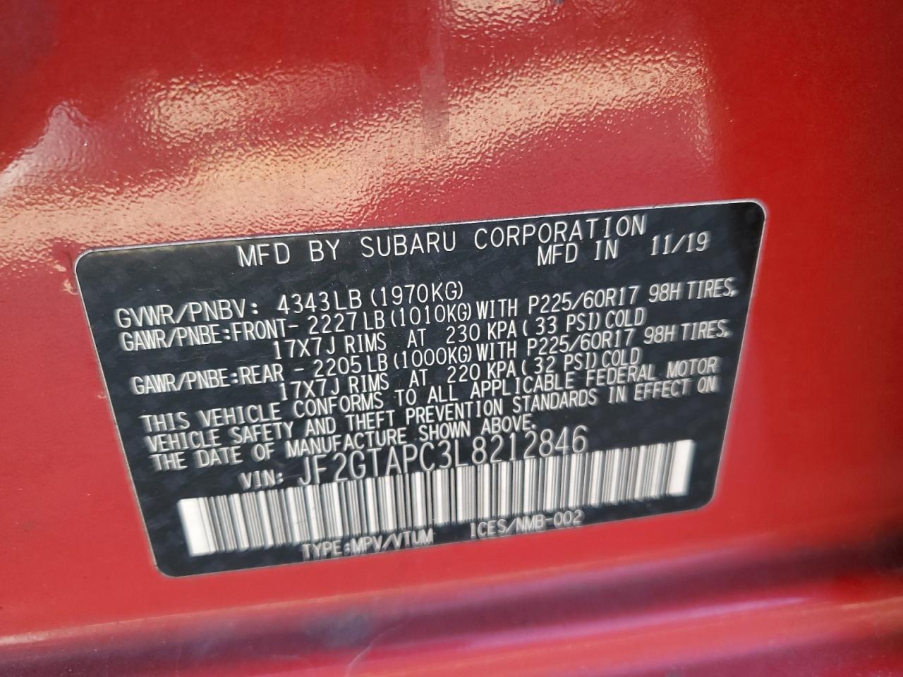 2020 Subaru XV - Image 13