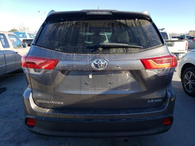  TOYOTA HIGHLANDER 2018 Szary