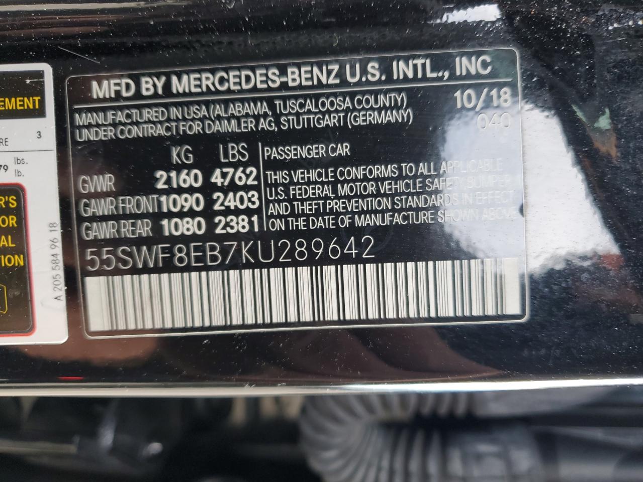 2019 Mercedes-Benz C-klasse - Image 12