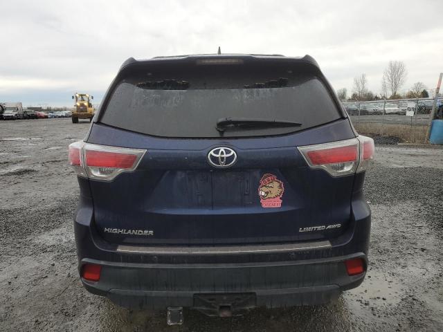  TOYOTA HIGHLANDER 2015 Синий