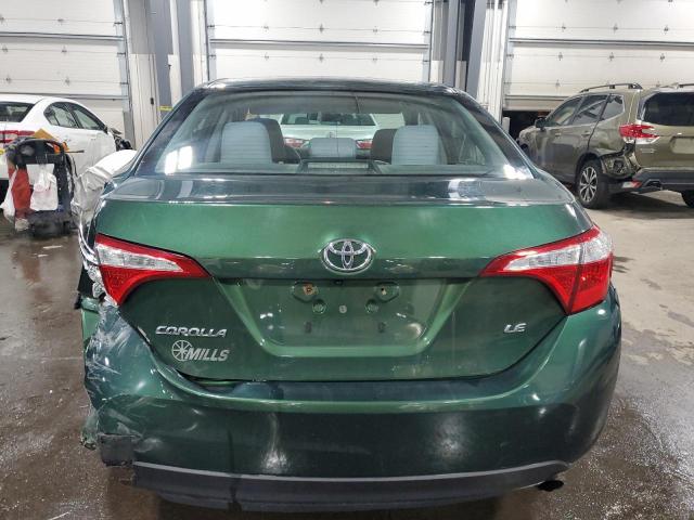  TOYOTA COROLLA 2015 Green