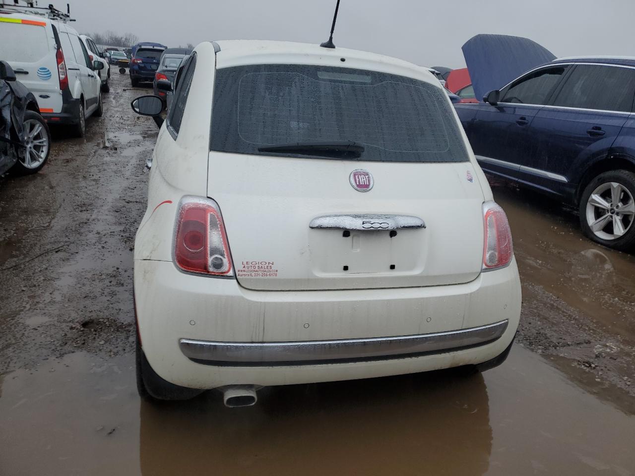 2012 Fiat 500 Lounge VIN: 3C3CFFCR3CT106544 Lot: 86909104