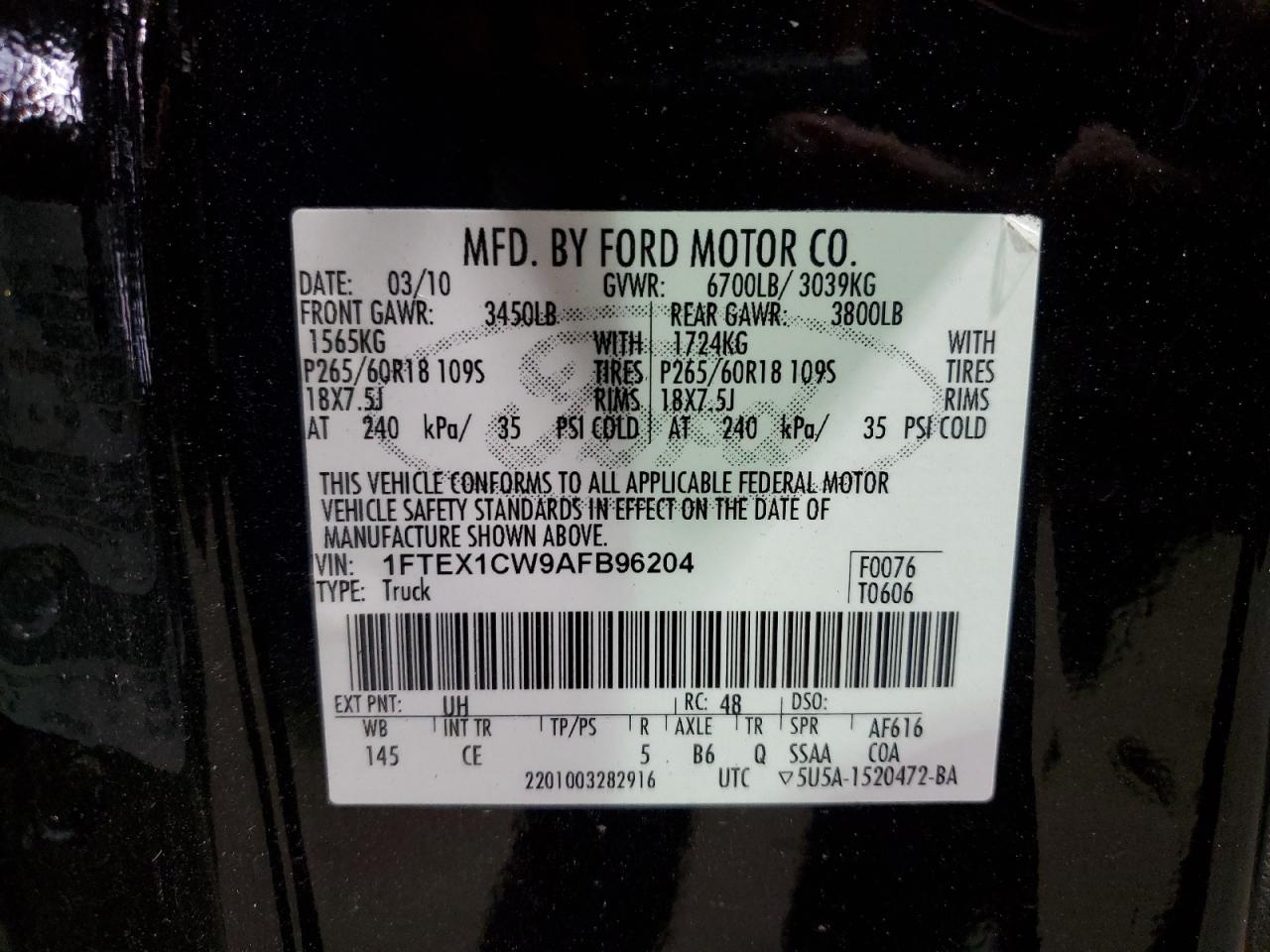 2010 Ford F-150 - Image 12