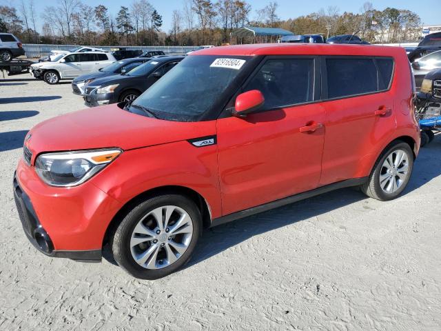  KIA SOUL 2016 Красный