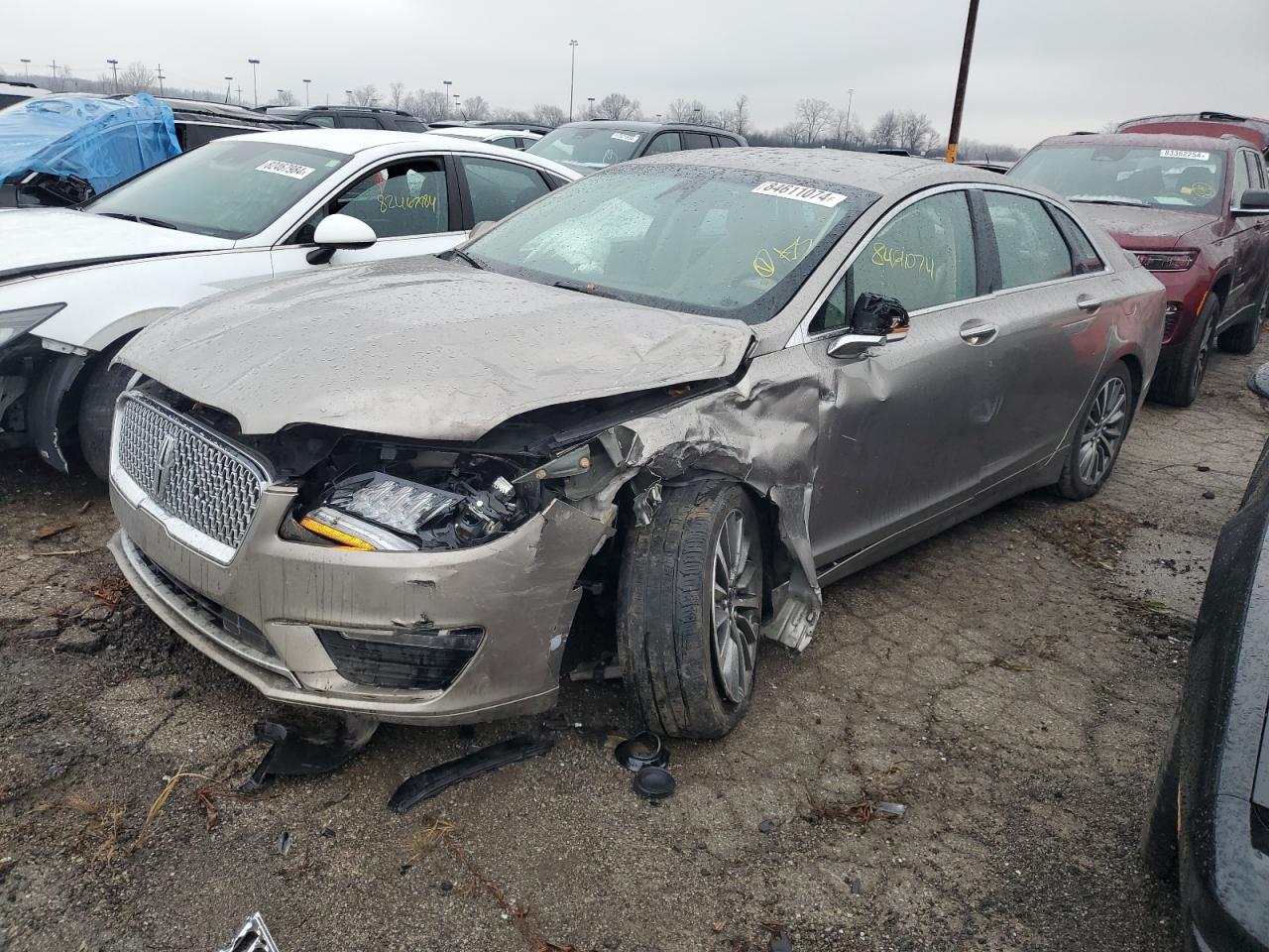 2019 Lincoln Mkz silver null hybrid 3LN6L5KUXKR634459 photo #1