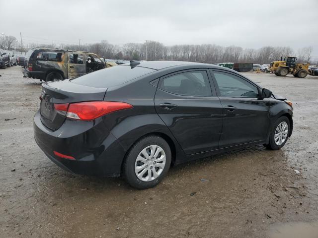 Sedans HYUNDAI ELANTRA 2016 Czarny